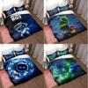 Cartoon Bot Astro Bedding Duvet Cover Pillow Case Set Single Double Bedroom