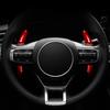 For KIA K5 2026-2026 Car Tuning Aluminum Alloy Real Carbon Fiber Steering Wheel Shifter Paddle Cover Trim Accessories