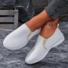 Fashion Hot Pink Lightweight Slip On Sneakers Women Mesh Breathable Casual Walking Shoes Woman Plus Size Comfortable Soft Loafers Ladies