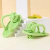 Rope Knot Dog Toy Knot Ball Chew Toy Interactive Tug-of-War Toy Soft Bite-Resistant Fetch Toy for Small To Large Dogs Teeth Cleaning Anxiety Relief