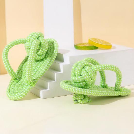 Rope Knot Dog Toy Knot Ball Chew Toy Interactive Tug-of-War Toy Soft Bite-Resistant Fetch Toy for Small To Large Dogs Teeth Cleaning Anxiety Relief