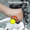TPR Bicycle Grips with Reflector - Orange