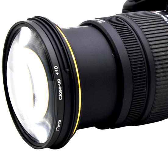 4Pcs 37-82mm +1 +2 +4 +10 Optical Glass SLR Camera Macro Lens Close-up Filters