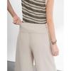 TERRE BLEUE Women's High-Waist Wide-Leg Casual Pants