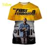 T-shirt for Men Women 3D Printed Short-sleeved Casual Movie Unisex Tees Shirt Personality Racing Tshirts