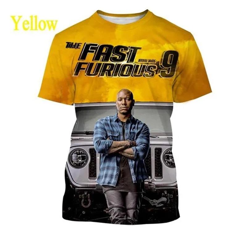 T-shirt for Men Women 3D Printed Short-sleeved Casual Movie Unisex Tees Shirt Personality Racing Tshirts