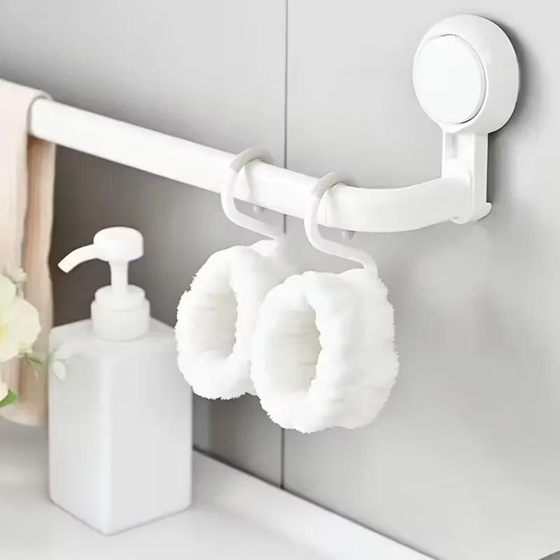 1/2Pairs Women Waterproof Face Wash Set Soft Wristband and Headband for Facial Cleaning Absorbent Microfiber Towel Wristband