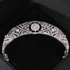 Silberne Kristall Diademe und Kronen Haarreif für Damen Party Braut Hochzeit Haarschmuck Schmuck Krone Diadem Haarreif Geschenk