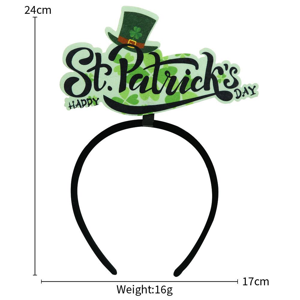 Whimsical St Patricks Day Headband Decor With Eyecatching Shamrock And Themes Beer
