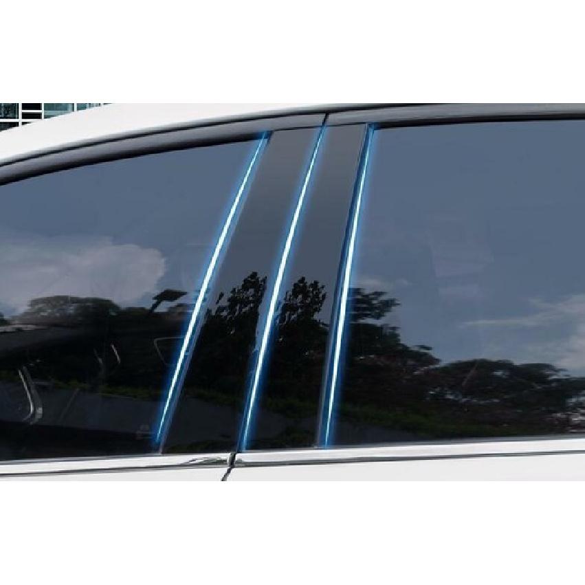 For Cadillac CT4 2020-24 Gloss Black CAR PC Window Bc Pillar Cover Decoration 6P