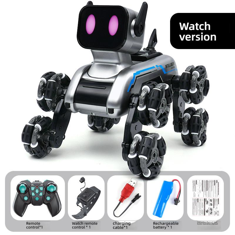 Smart Remote Control Robot Dog Children's Toy for Boys Electric Drift Car Gesture Sensing Eight-Wheel Stunt Mechanical Dog