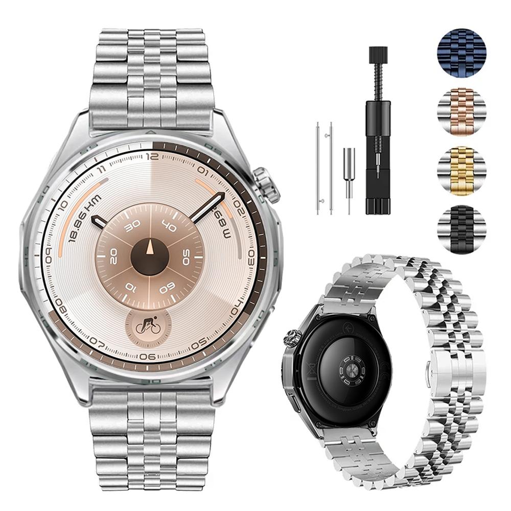 22mm Metal Strap for Huawei Watch GT6 Pro GT5 Pro 46mm Stainless Steel Bracelet Watchband Huawei Watch 5/4/GT6/5/4 GT3 Pro 46mm