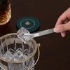 2Pcs Mini Serving Tongs, Compact Stainless Steel Ice Tongs, Hand Palm/Round Spoon/Shell Shape Sugar Cube Tongs for Tea, Charcuterie Board, Party Food