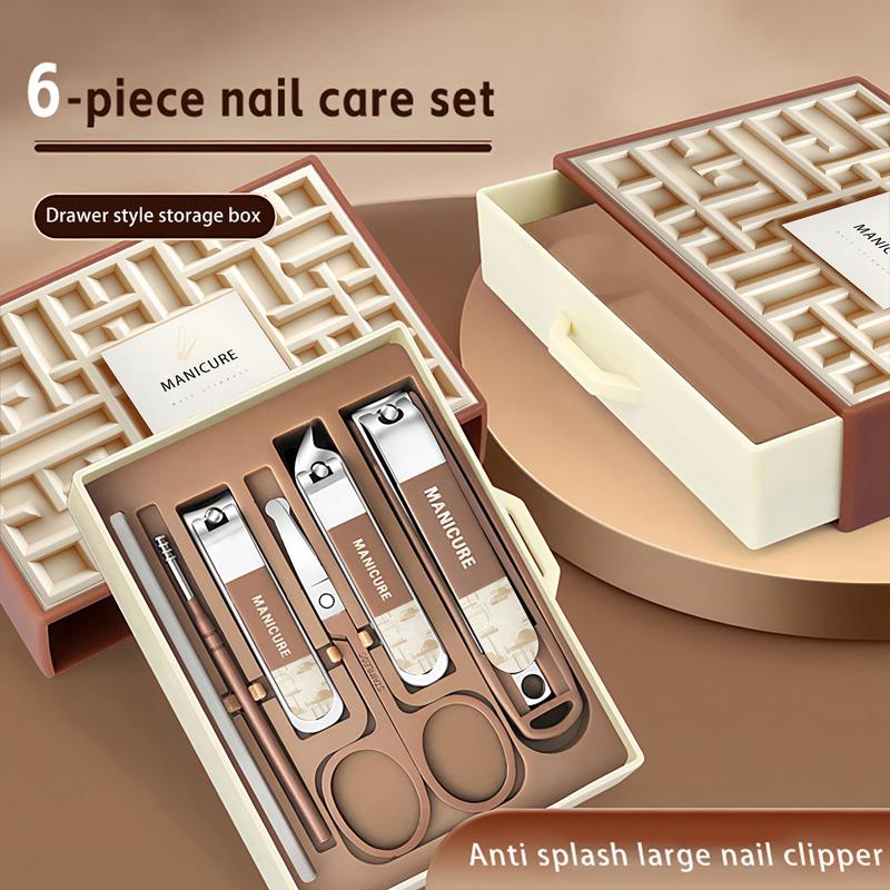 Nail Clipper Set, Anti-splash Nail Care Tools, Nail Clippers, Nail Clippers, Pedicure Knives Home Nail Clipper Care Complete Set