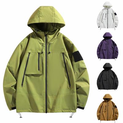 Casual And Fashionable Versatile Workwear Jacket Men'S Hooded Jacket