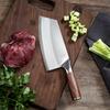 Kitchen Knife Meat Cutting Stainless Steel Vegetable Chopping Knife Multifunctional Chef Knife Wooden Handle Kitchen Accessories