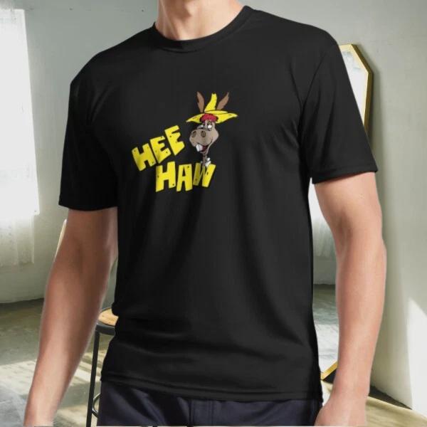 New Shirt Hee Haw Cartoon Logo Active T-Shirt Funny Size S to 5XL M