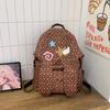 Schoolbag Fashion Personality Cute Girly Style Backpack Female Student School Bag Cartoon Embroidery Rabbit Ears Backpack Lightweight Bag