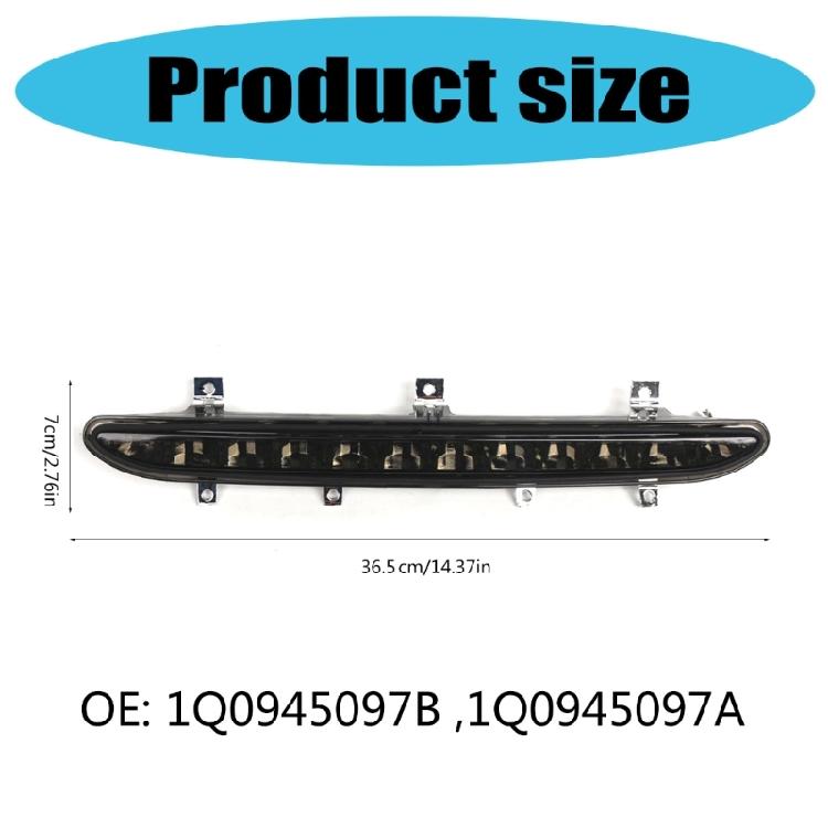 1Q0945097B 1Q0945097A LED Tail Rear Brake Light High Mount Brake Light Lamp Replacement Third Stop Brake Lamp for 06-16