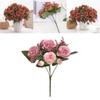 Peony Silk Flower Home Decor Wedding Centerpiece With Realistic Design For Photography