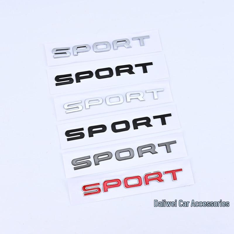 Range Rover Sport Tailgate Metal Decals & Rear Emblem