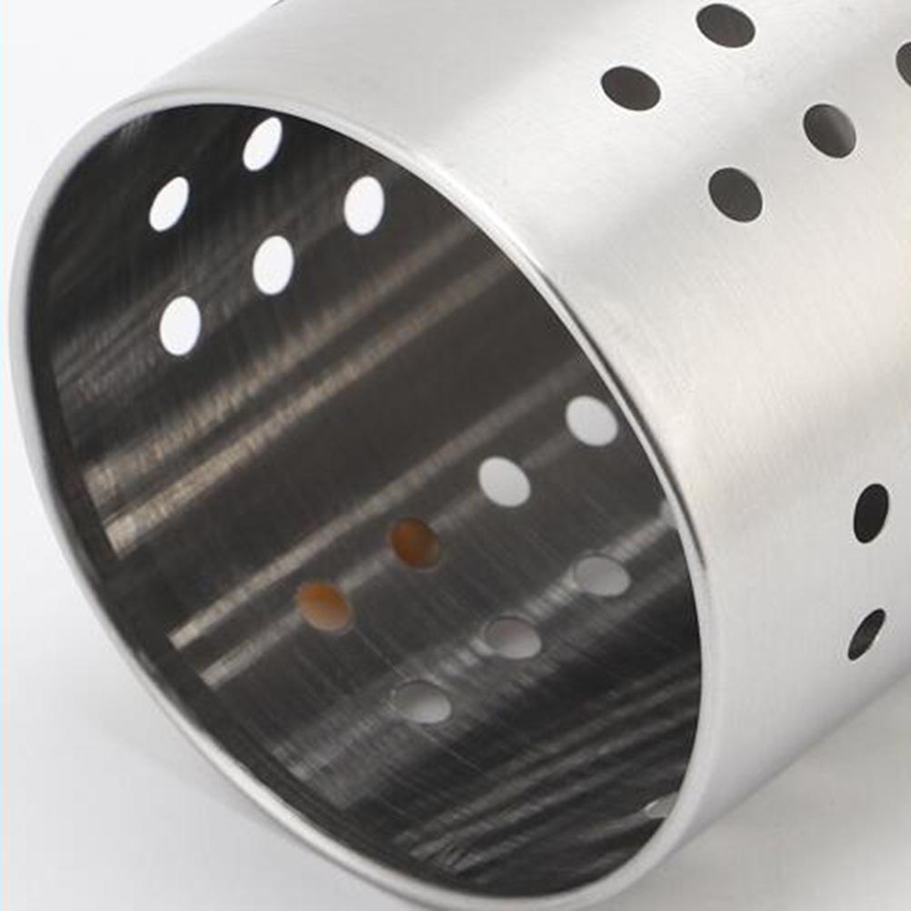 Cutlery Holder Organizer Flatware Holder Drainer Spoon Fork Chopsticks Storage Basket StainlessSteel Rack Home Kitchen Appliance