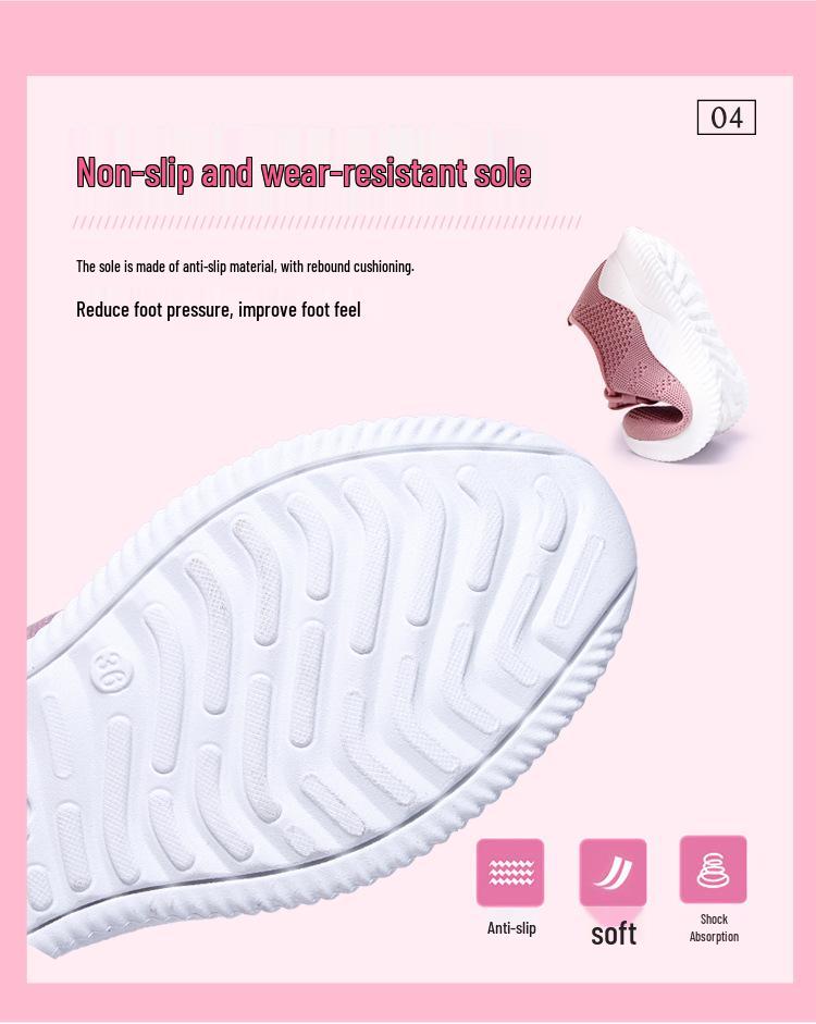 Jinshiyuan Women's Lightweight Mesh Running Shoes - Breathable, Comfortable Fly-Knit Casual Sneakers