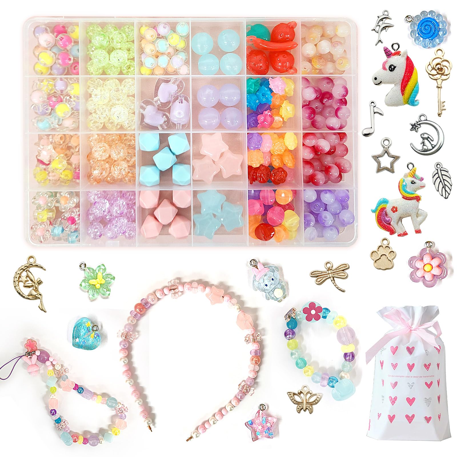 

gift wrapping planned by a Japanese small Makin Beads accessory bead birthday present for ages elementary school students [Free included, business]