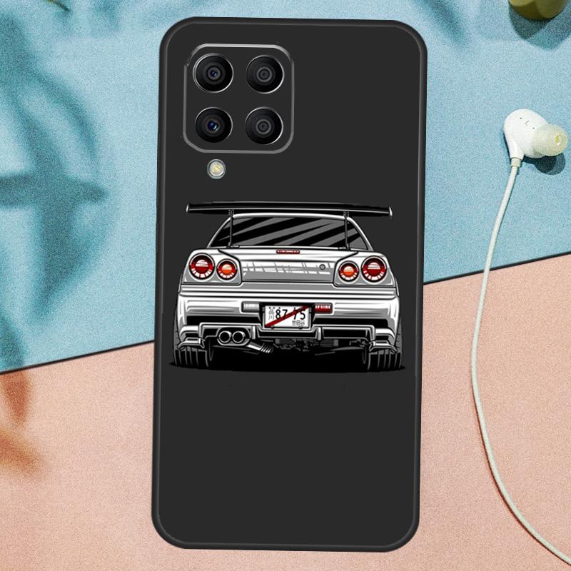 Sports Drift Car Case For Samsung Galaxy M54 M14 M34 M13 M53 M56 M52 M32 M16 M11 M21 M31 M35 M12 M15 M36 M55 Samsung M15