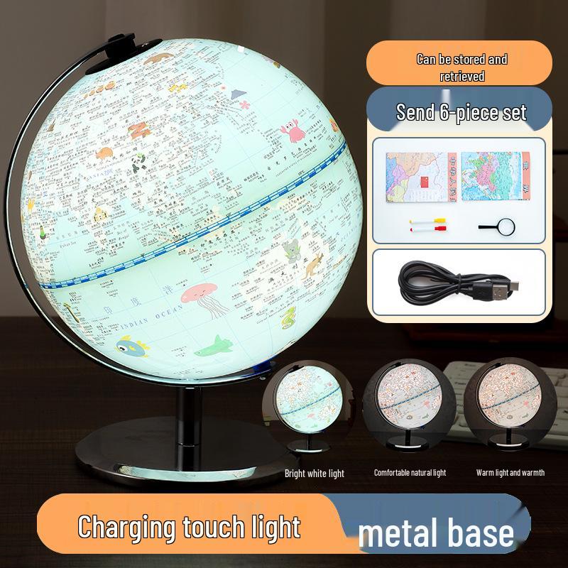 Globe Piggy Bank: Large Capacity Ornament for Men, Women, and Kids - Ideal June 1st Gift