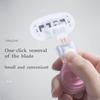 Women's full-body hair removal device, Non-disposable Manual Hair Removal Razor with Soap Holder - washable,Reuseabale