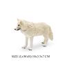 Realistische Wilde Dieren Arctische Wolf Buidelwolf Gorgonops Manenwolf Model Actiefiguren Jungle Bos Dier Speelgoed voor Kinderen