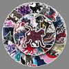 50PCS Hellhound Dark Style Graffiti Stickers: Cool Decorations for Phone Cases, Luggage, and Computers