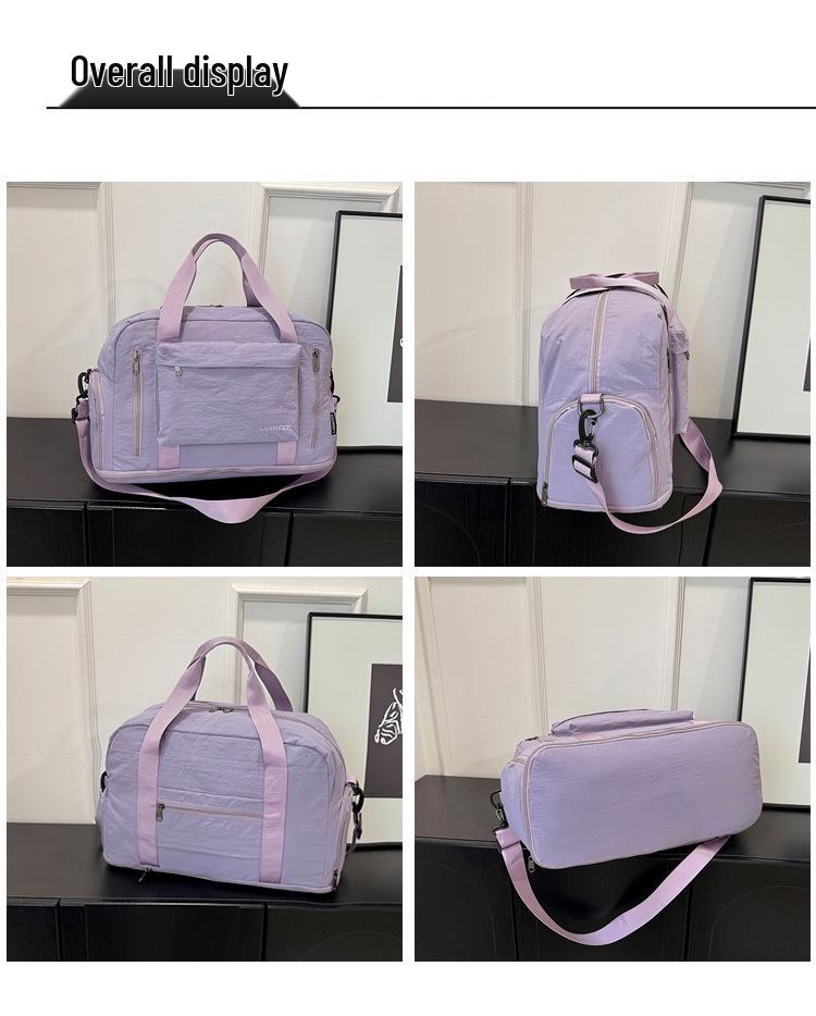 Expandable Women's Lightweight Yoga & Travel Handbag – Durable, Casual Fitness Bag for Short Trips