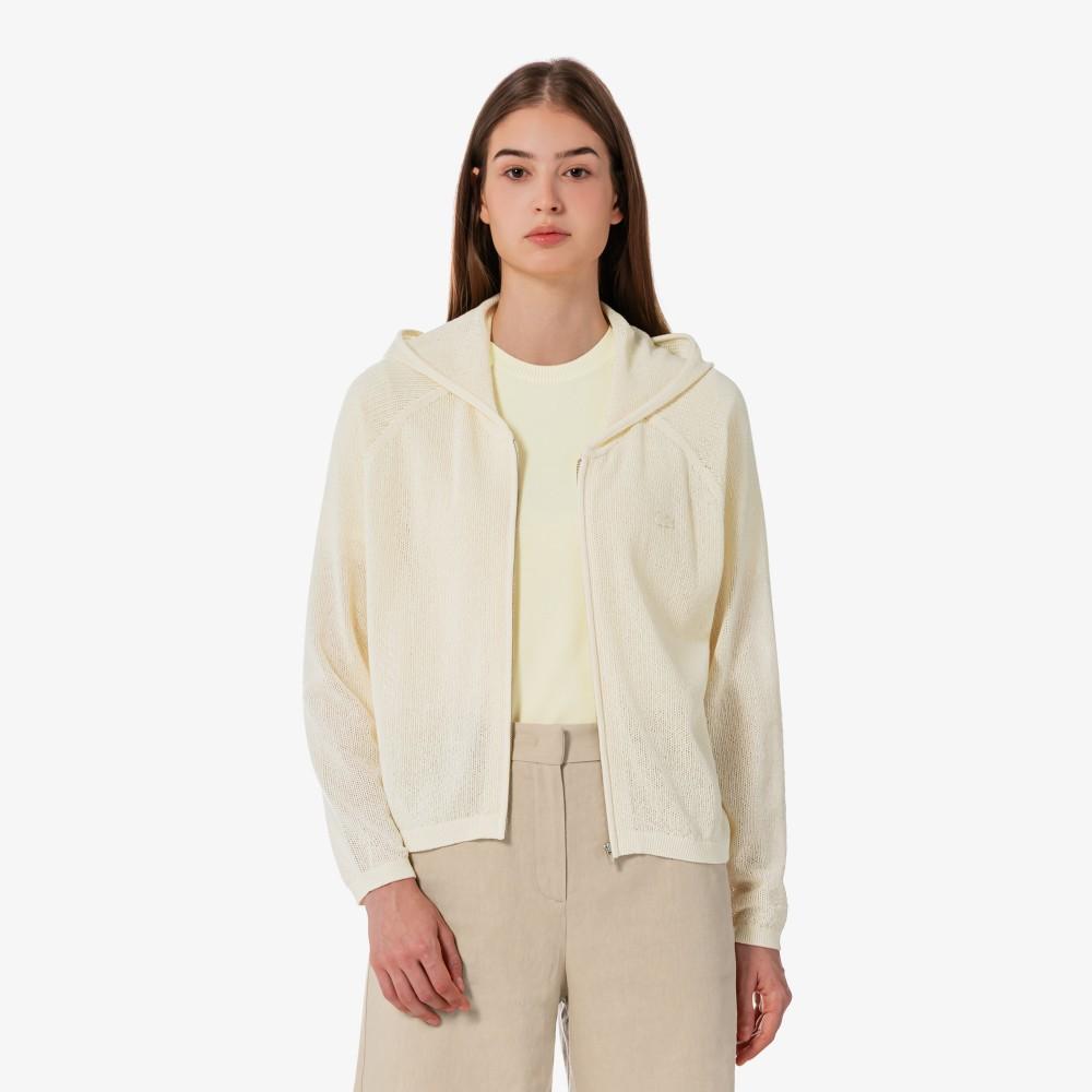 [Lacoste] Women s Summer Hooded Zip-up Cardigan AF722E-56G056 36