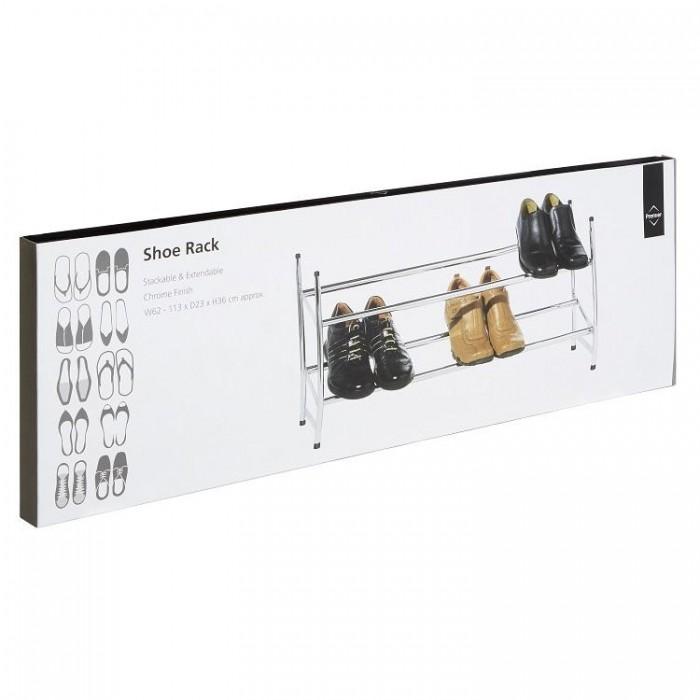 Krom Skoställ Utdragbart