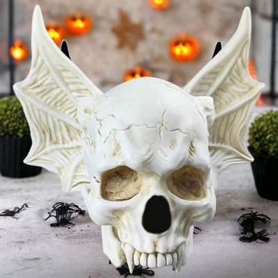 Halloween Nietoperze Czaszki Ozdobna Ozdoba z Żywicy