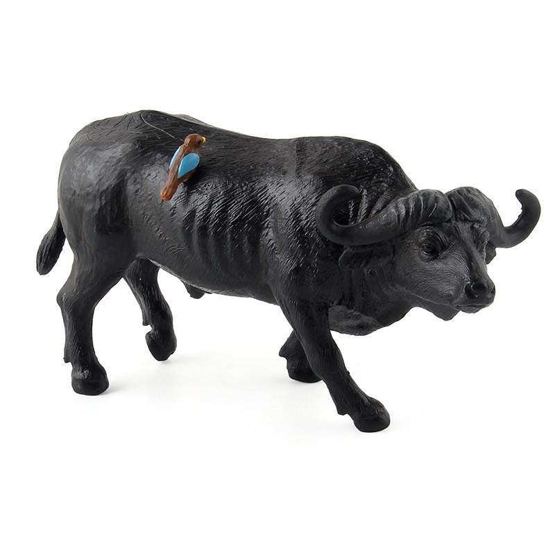 Buffalo Static Water Model Plastic Animal Figurine Educational Toy Children For