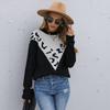 YYFS Women's Fashion Casual Leopard Print Autumn Winter Long Sleeve O-Neck Sweaters