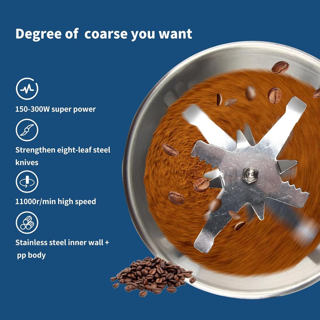 Beans Spices Grains Grinder Multifunctional Small Powder Machine Fast Grinding Cereal Nuts Grinder Household Kitchen Supplies