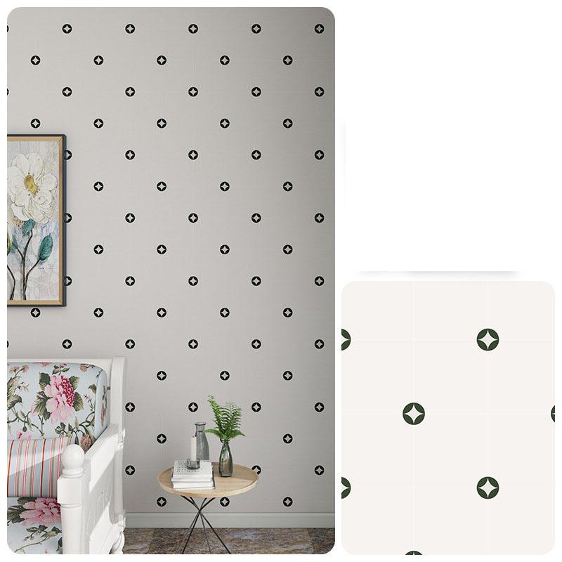 Self-Adhesive Waterproof Wallpaper Anti-Mold Washable Print Non-Slip Wear-Resistant Bedroom Living Room Accent Wall Decor