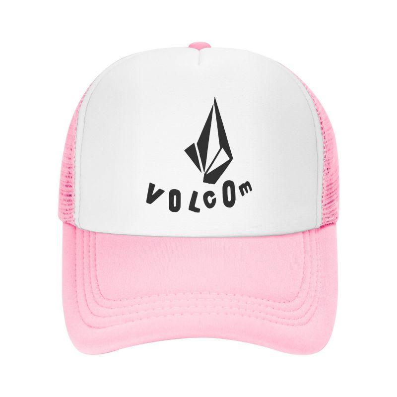 Individuelle Volcoms Logo Print Mesh Baseballkappen Unisex Reise Verstellbare Snapback Kappe Sommer Freizeit Sonnenhüte Golfmütze