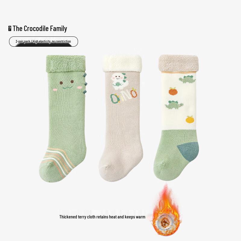 OUYUN Baby & Toddler Warm Over-the-Knee Cotton Socks