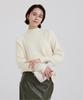 Yours Wool Blend High Neck Knit BCXN1568 Medium Green Women's