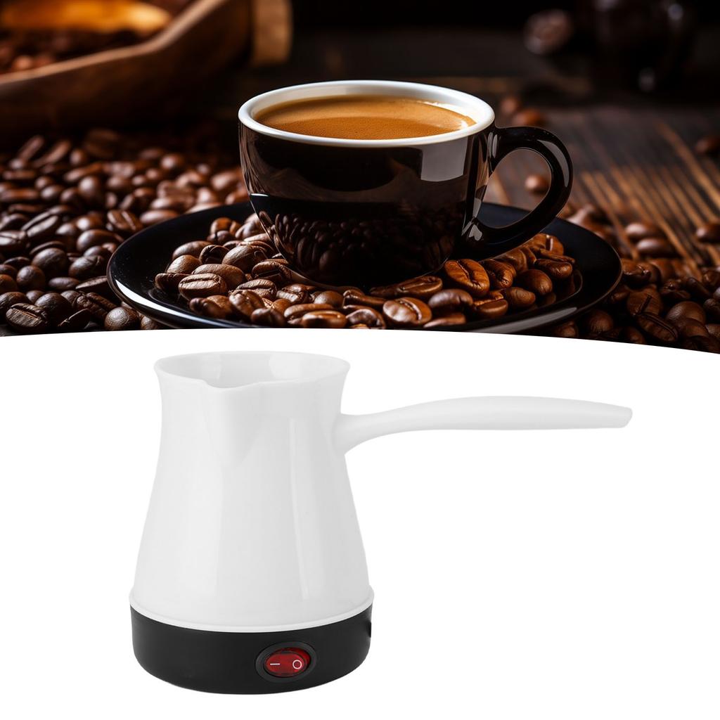 Elektrische Türkische Kaffeekanne 300ML Schnelle Gleichmäßige Erhitzung Edelstahl Türkische Elektrische Kaffeemaschine für Gelben Wein T EU-Stecker 220V