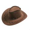 Cowboy Hat, Wide Brim, Breathable, Outdoor Sun Protection One Size Black