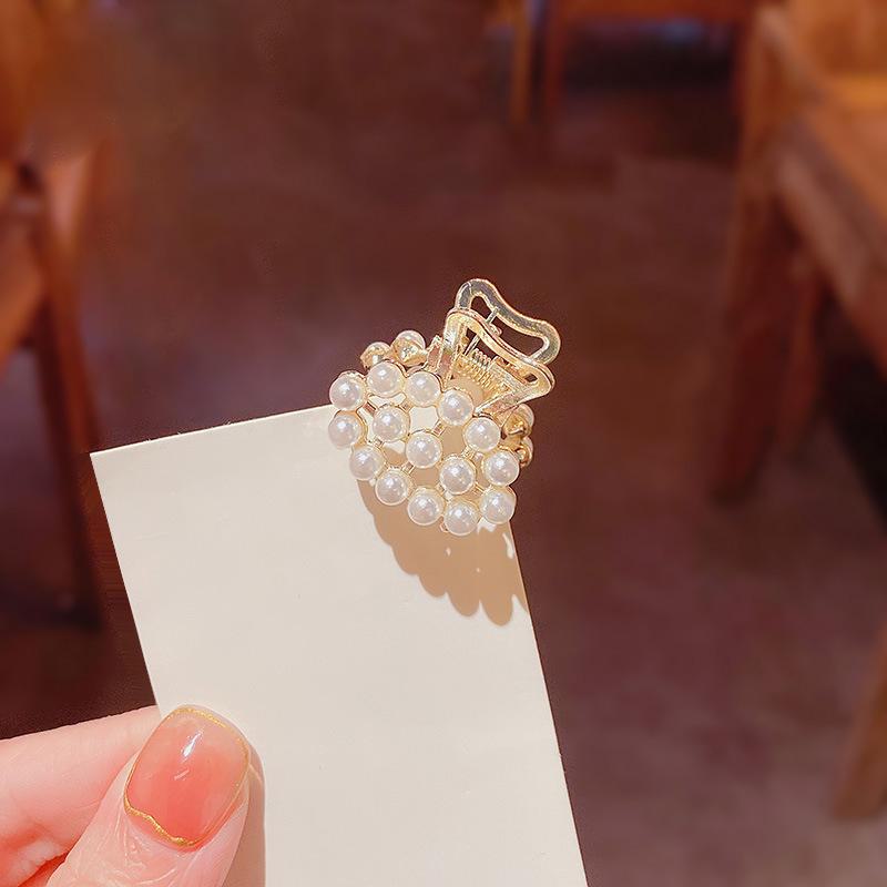 

Заколка для волос Celebrity Pearl для детей - небольшой головной убор и аксессуар для челки F824 золотой