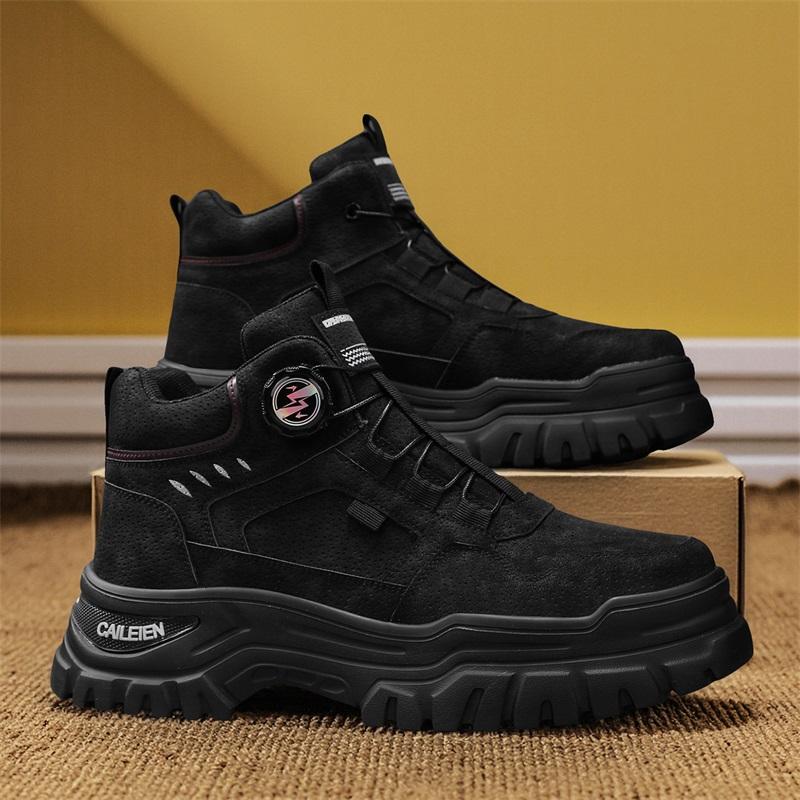 New Fashion New Men's Fashion Casual High Top Sports Shoes Students  Comfortable Sneakers Boys Male Classic Breathable Martin