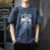 Heavy Duty Base T-shirt Men's Summer Ins Trendy Cool Round Neck Loose Casual Top Men's Short Sleeved T-shirt