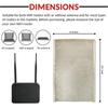 Radiation Blocking Fabric Router Cover Shield Signals Stable Soft Polyester For Homes Safety Family Health